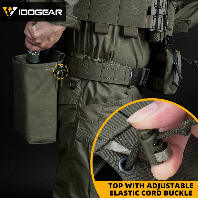 Idogear taktyczna składana torba zrzutowa molle - wytrzymała mini saszetka