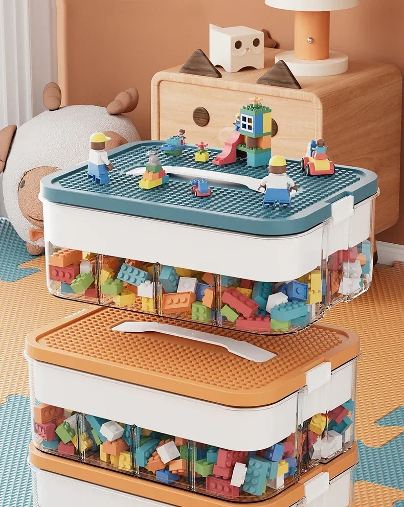 Pojemnik na klocki lego | organizer zabawek dla dzieci | sortowanie części