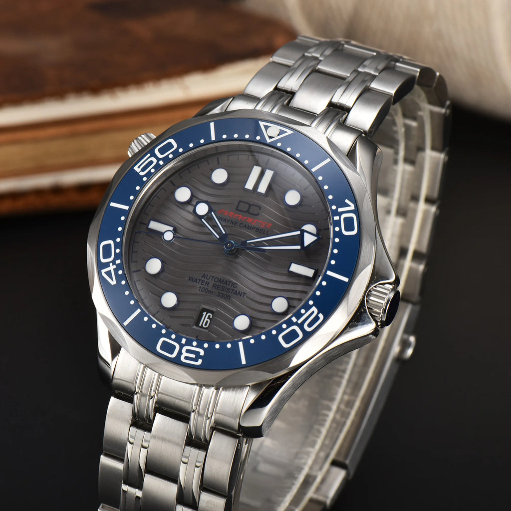Vabena męski zegarek automatyczny 42mm nh35 | szkło szafirowe