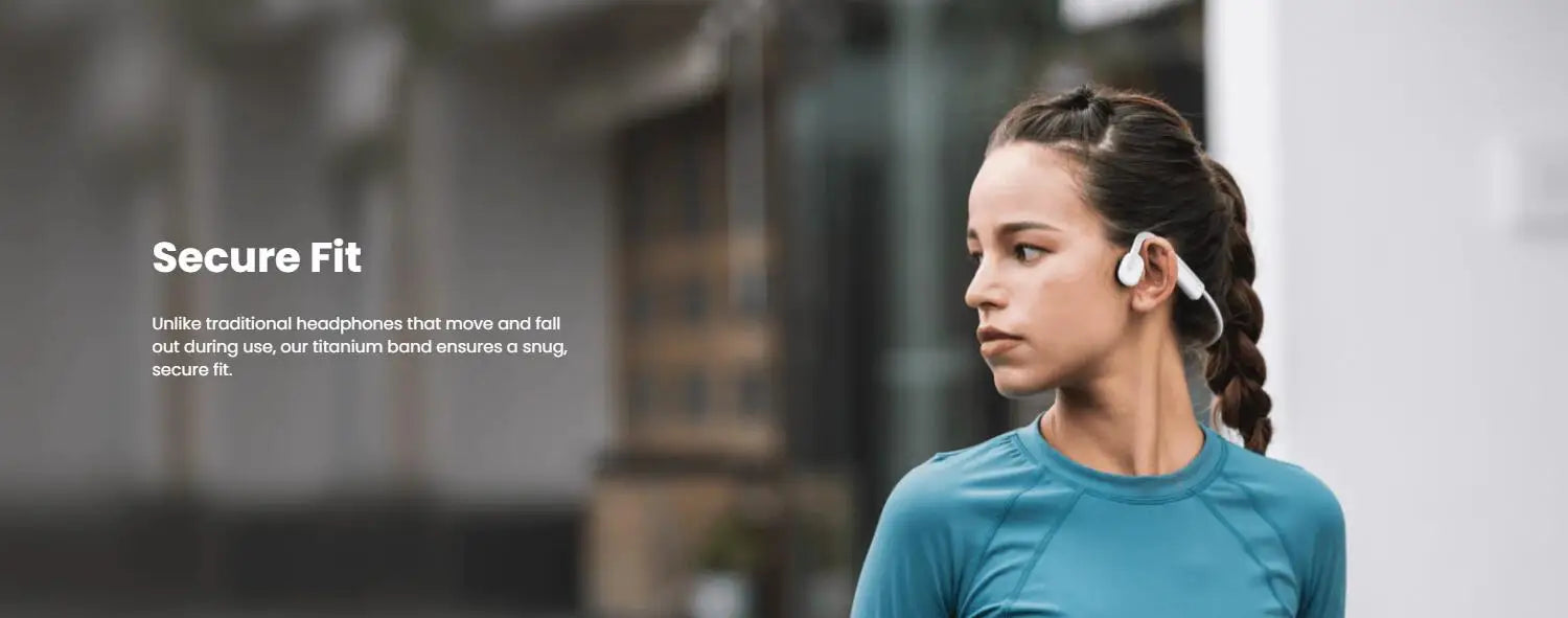 Słuchawki sportowe shokz openmove s661 z przewodnictwem kostnym - bezprzewodowy zestaw ip55