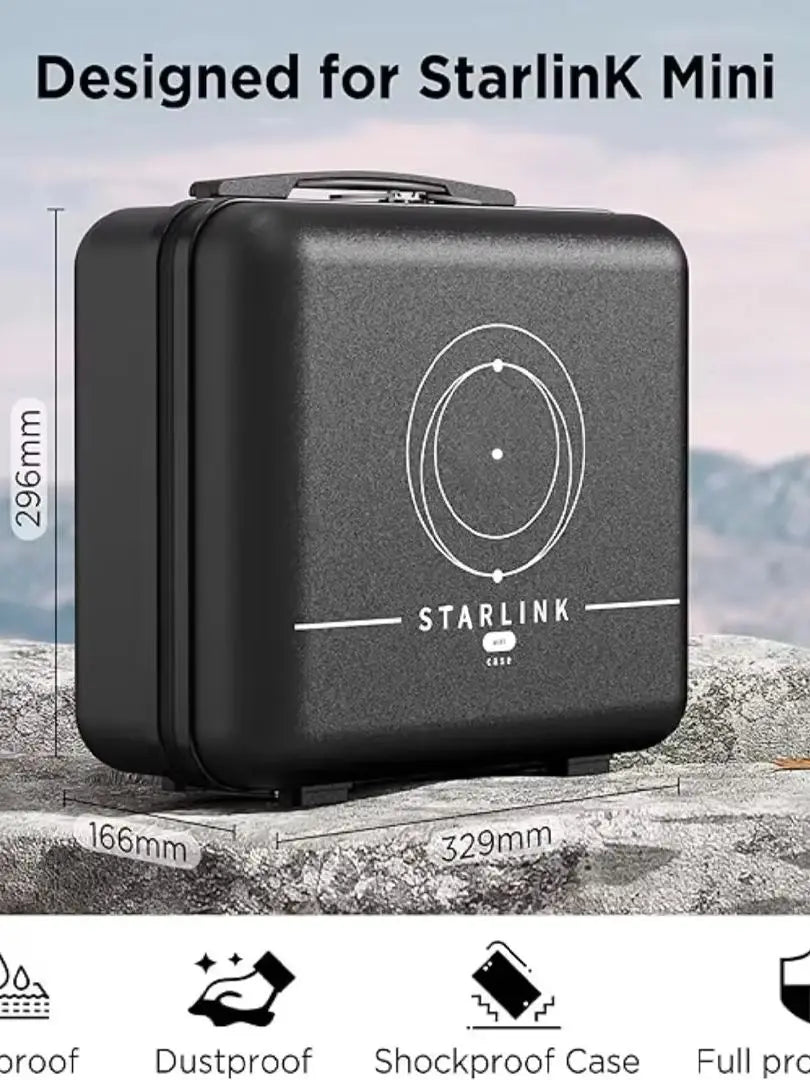 Etui podróżne starlink mini – wodoodporna twarda walizka ochronna