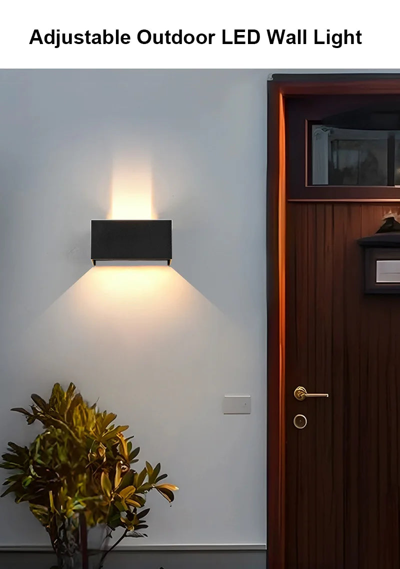Pumous dwukierunkowa wodoodporna zewnętrzna lampa led