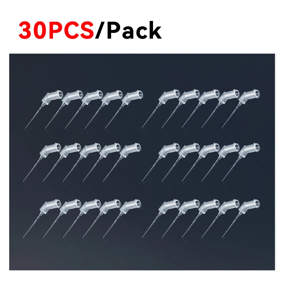 Igły do płukania kanałów korzeniowych 30g 0.3mm - opakowanie 30 sztuk