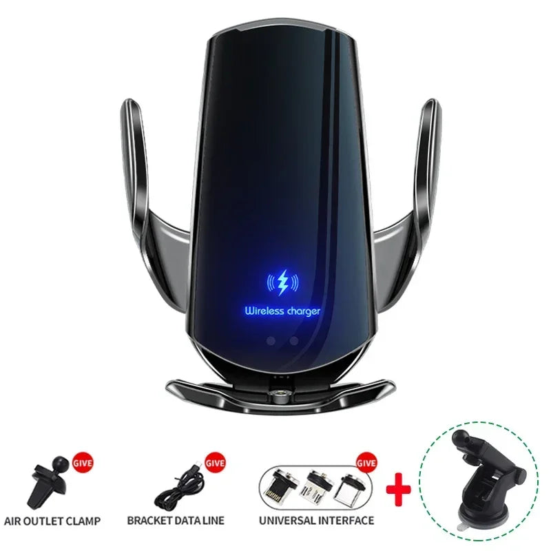 Vikefon 15w magnetyczna bezprzewodowa ładowarka samochodowa i uchwyt na telefon | szybkie ładowanie