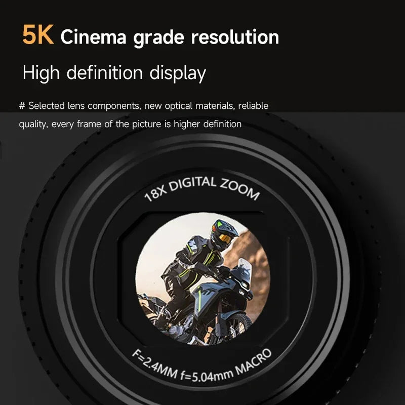 Kamera vlogowa oneplus 5k – 75mp, obrotowy ekran, 18x zoom