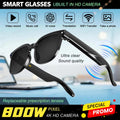 Guhuavmi 800w hd okulary z kamerą dla mężczyzn - bezdotykowy tłumacz i wideo