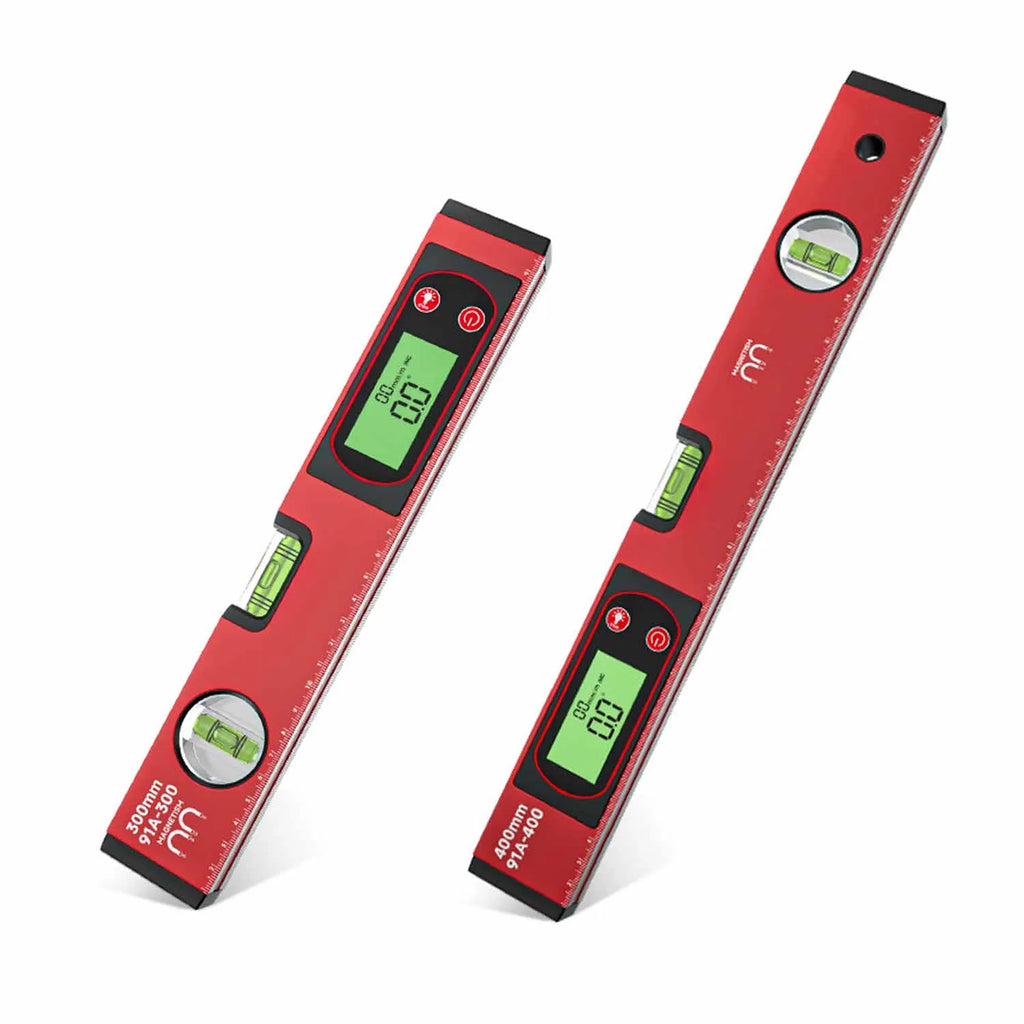 Digital Level Ruler & Angle Meter - Magnetic Aluminum Protractor 30/40/50cm