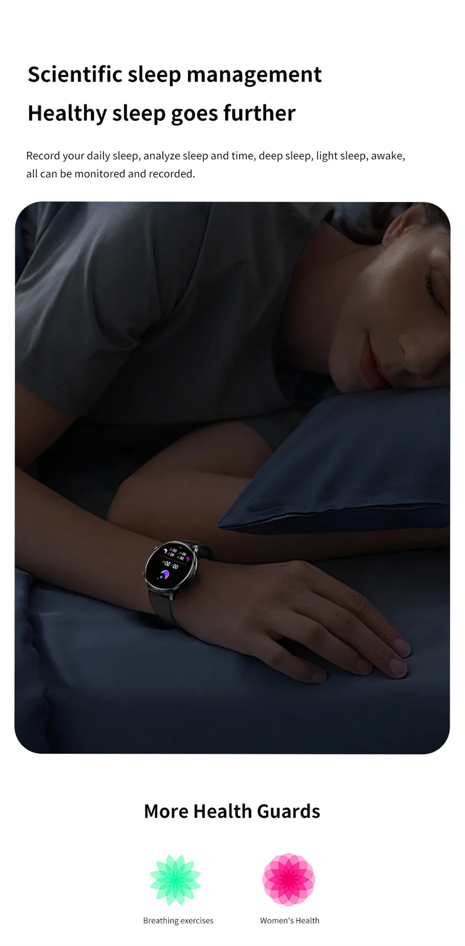 Vabena 2026 smartwatch dla kobiet i mężczyzn | amoled, gps, ip68