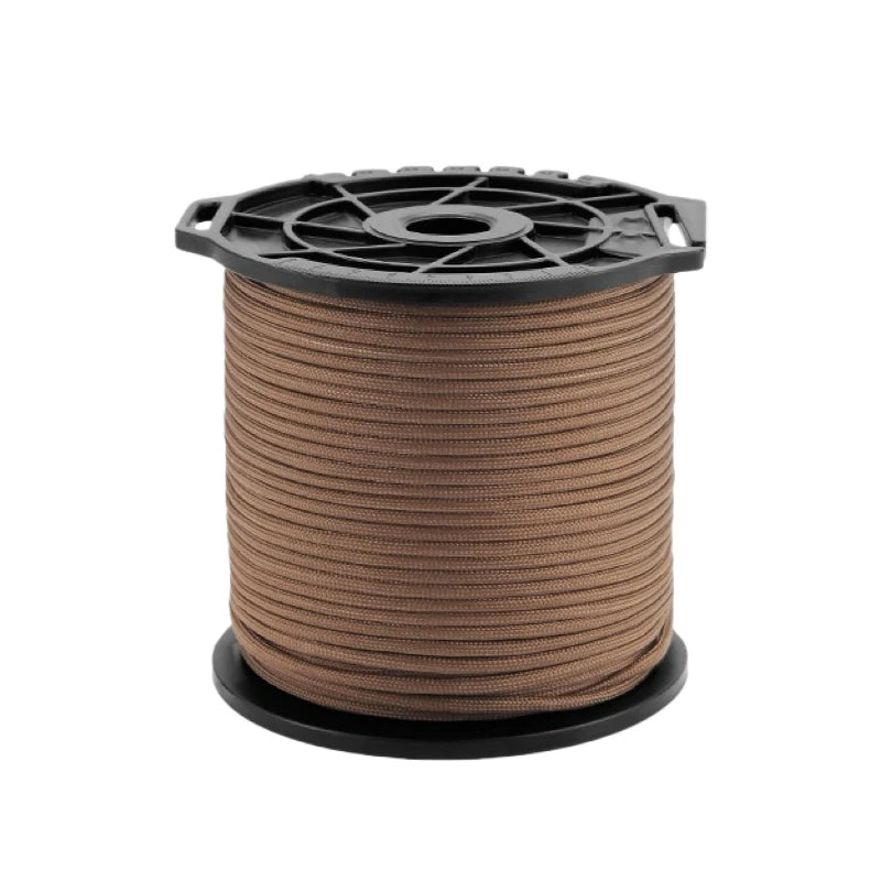 Niezawodna linka spadochronowa paracord 650 lb, 9-rdzeniowa, 4 mm, 100 m – militarna, taktyczna, survivalowa