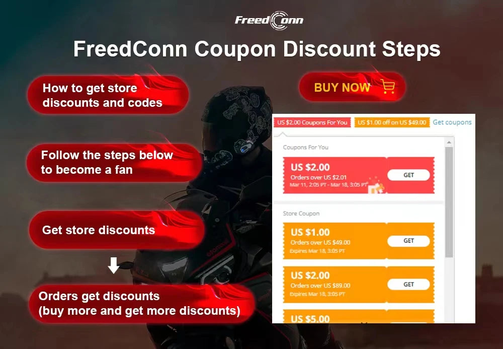 Freedconn t-com vb motocyklowy interkom bluetooth | zestaw słuchawkowy dla 6 motocyklistów i radio fm