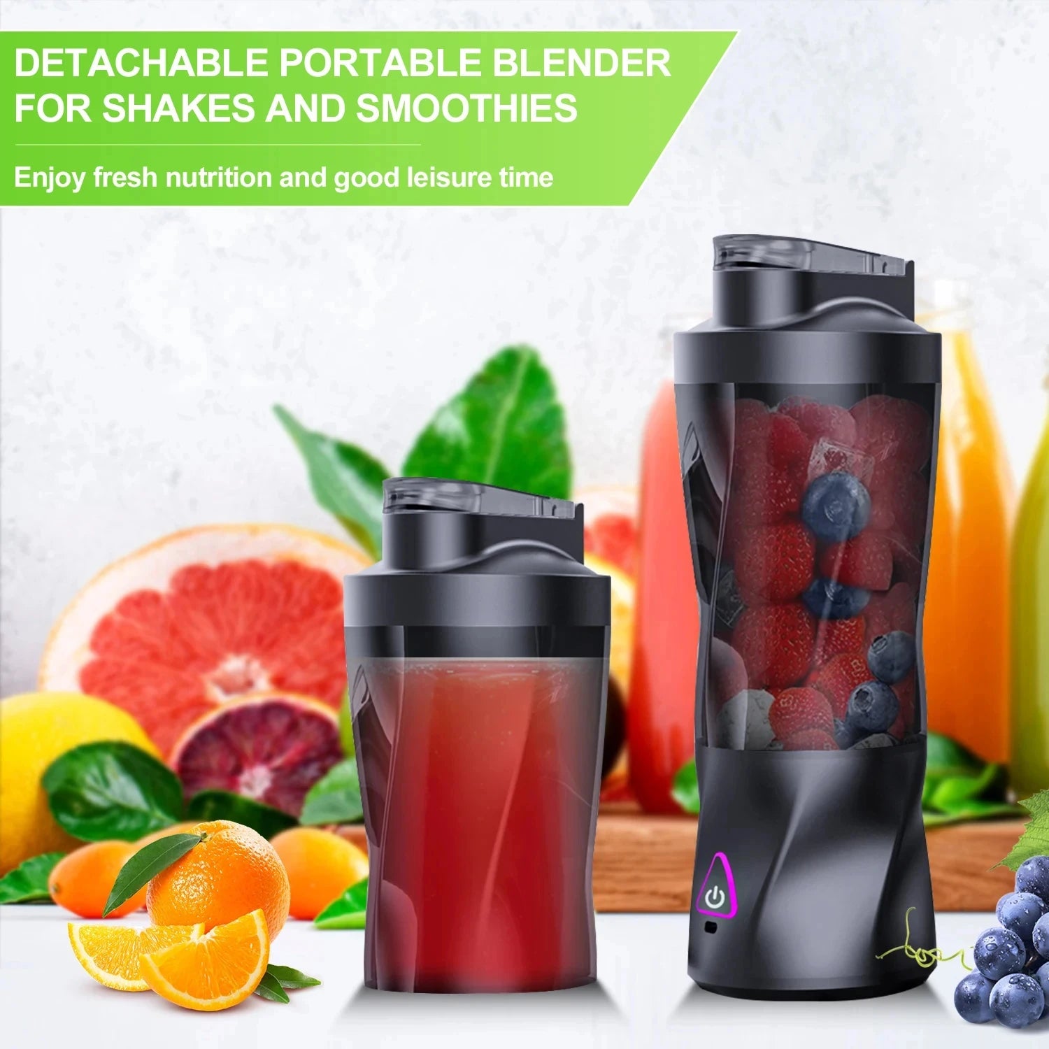 Przenośny blender i wyciskarka usb – 700 ml