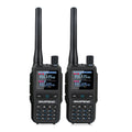 Baofeng uv-5r mini zestaw 2 sztuk dwuzakresowy radiotelefon kompaktowy 5w z odbiornikiem pasma lotniczego i ładowaniem usb-c