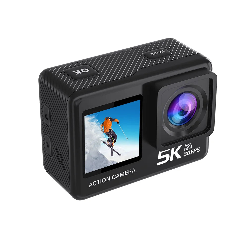 Kamera sportowa sony imx576 5k 4k60fps wodoodporna 48mp z wi-fi