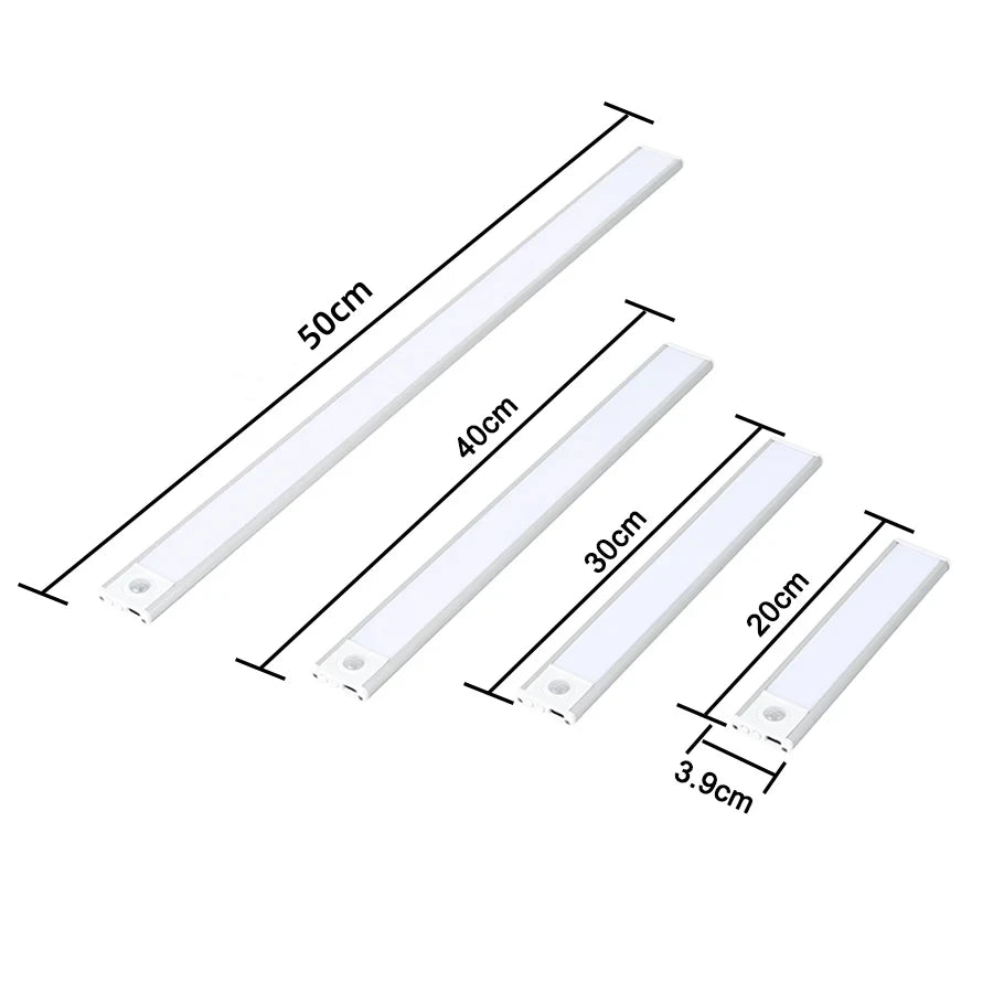 Lampka szafkowa led usb-c z czujnikiem ruchu do kuchni i garderoby