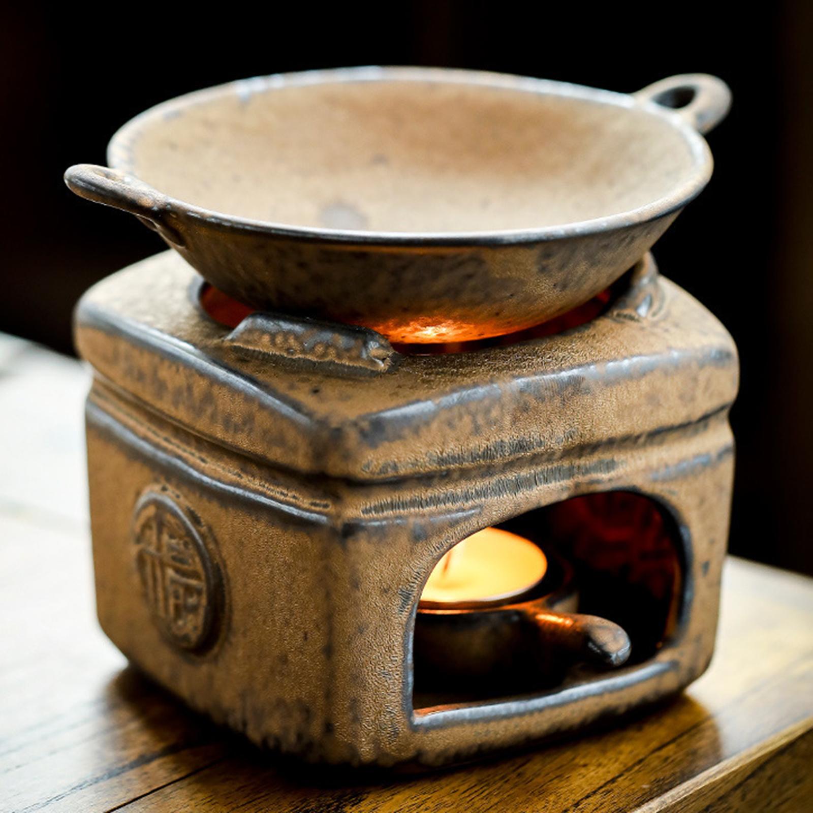 Modern Ceramic Aroma Burner & Wax Melt Diffuser | Bedroom Candle Spoon