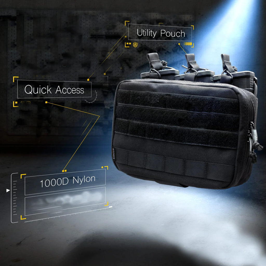 Taktyczna ładownica molle - organizer na magazynki m4/m16 i zestaw medyczny