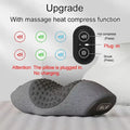 Electric Neck Massager Pillow with Heat & Traction | Cervical Pain Relief