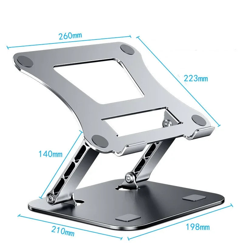 Regulowany aluminiowy stojak yylmone na telefon, tablet i laptop