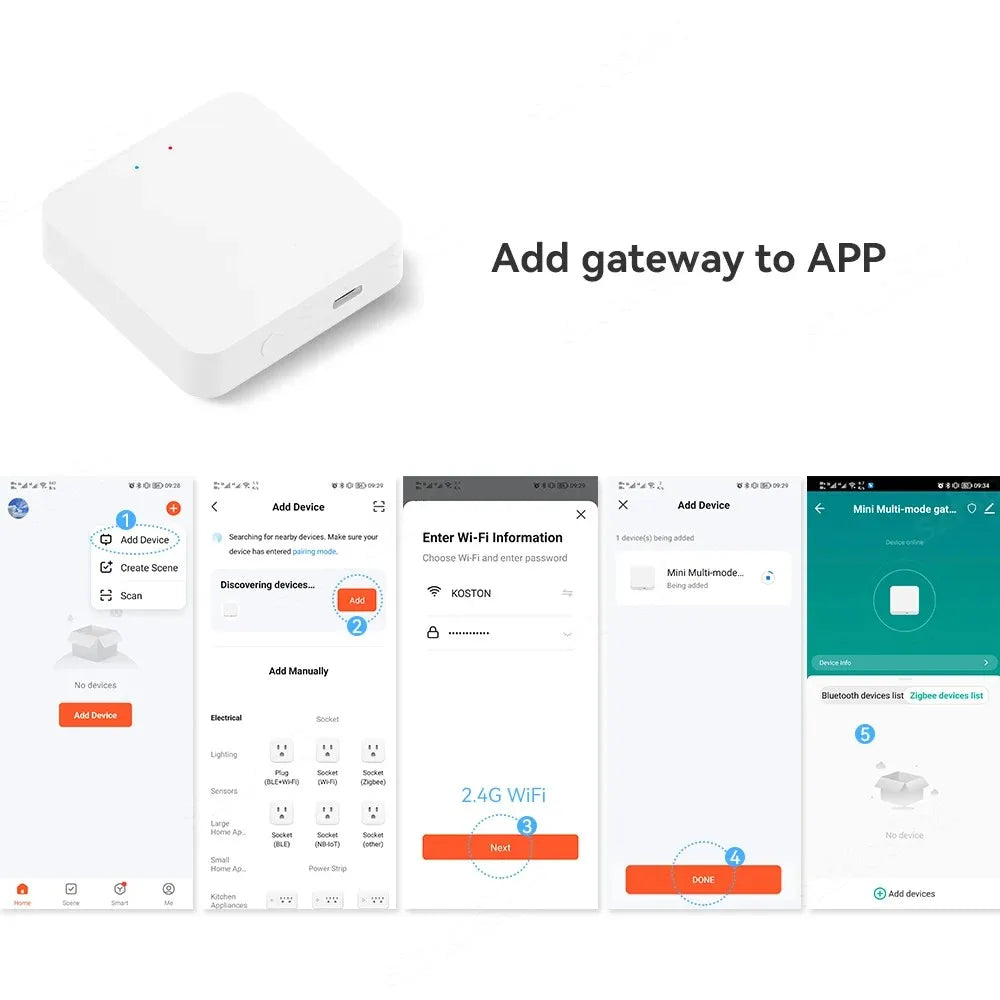 Bramka tuya multi-mode – koncentrator bluetooth i zigbee do inteligentnego domu