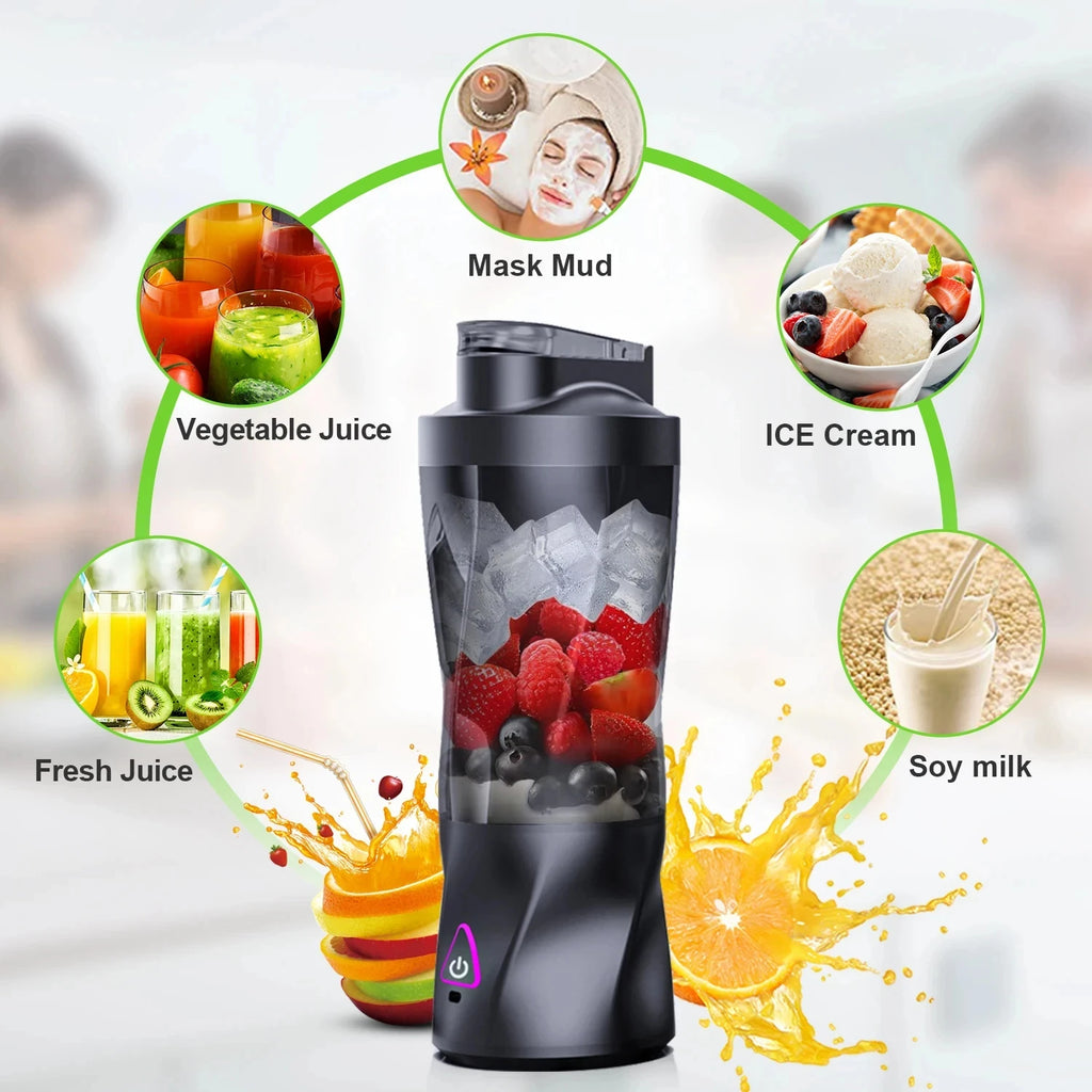 Przenośny blender i wyciskarka usb – 700 ml