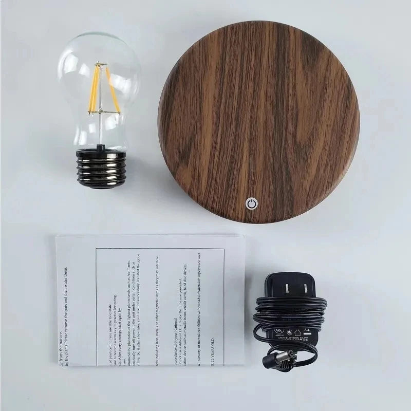 Lampa lewitacyjna magnetyczna – pływająca żarówka led biurkowa dekoracja