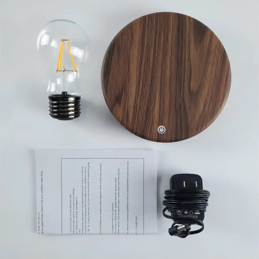 Lampa lewitacyjna magnetyczna – pływająca żarówka led biurkowa dekoracja