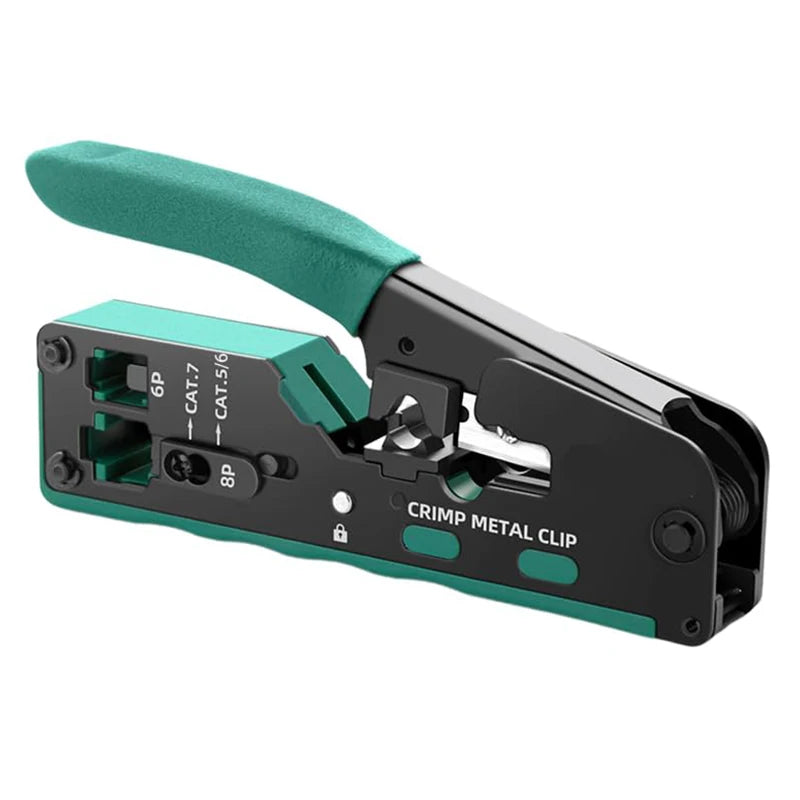 Vabena zaciskarka przepustowa rj45 rj12 rj11 i zestaw do ściągania izolacji | zaciskarka kabli ethernet cat5e-cat7