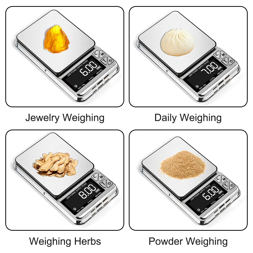 Vabena High Precision Digital Pocket Scale - 500g/0.01g