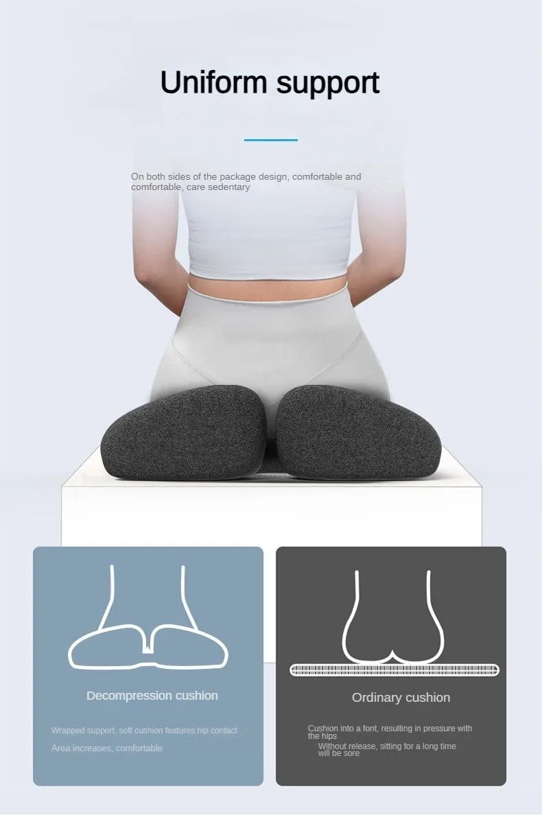 New Tailbone Sciatica Back Pain Relief Office Car Seat Cushion