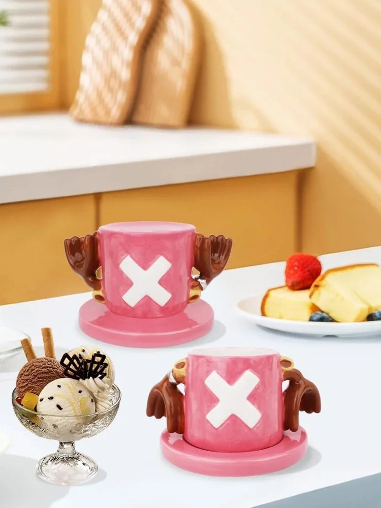 Anime Hat Ceramic Mug & Plate Gift Set - Fandom Present