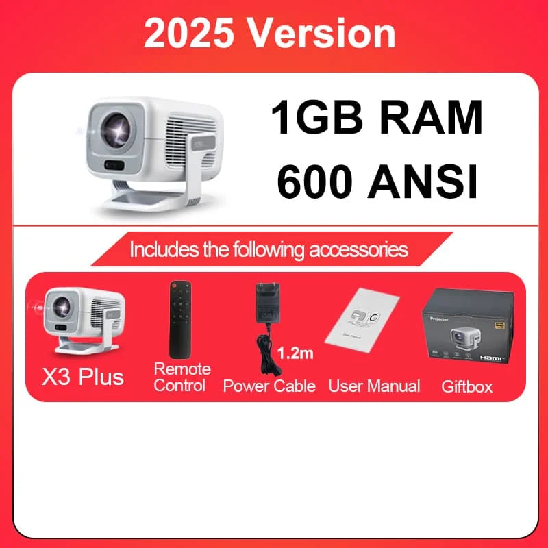 Projektor ditong x3plus hd | natywny 1080p 4k wifi6 android