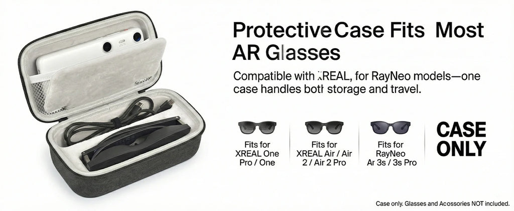 Etui na okulary ar dla xreal one pro/air/2, rayneo air 3s/pro i pudełka beam pro 3