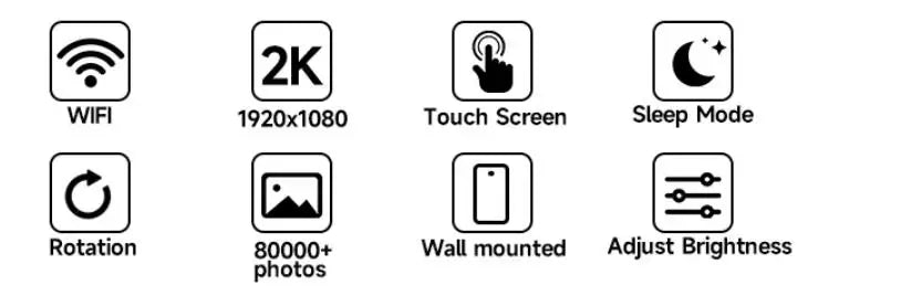 Frameo 10.1" Smart WiFi Digital Photo Frame | Touch IPS HD Display