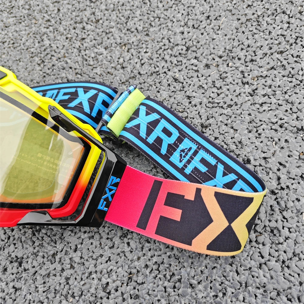 Fxr gogle motocrossowe hd soczewka przeciwmgielna mx mtb okulary na motocykl terenowy