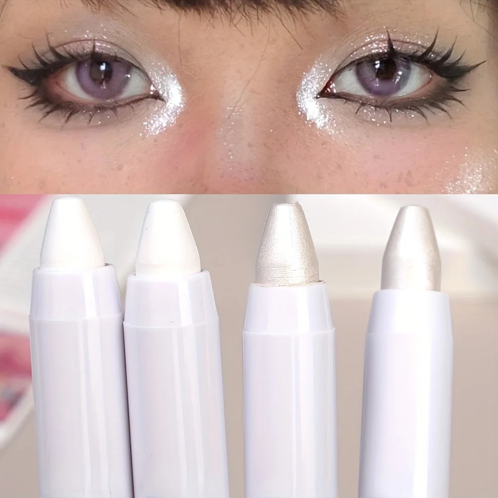 Shimmering Highlight Stick & Eyeshadow Pencil - Dazzling Glitter White