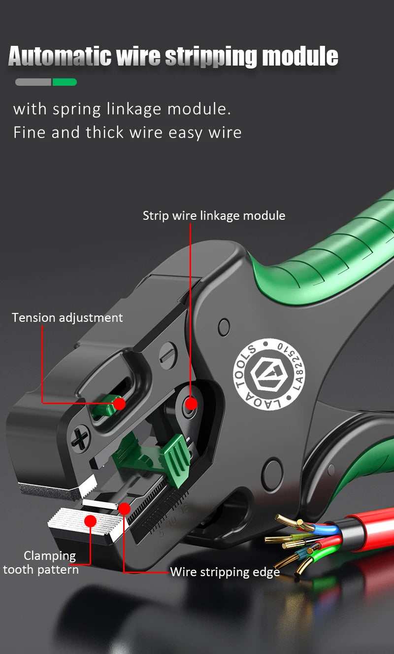 LAOA Automatic Wire Stripping Pliers - Multifunctional Electrician Tool