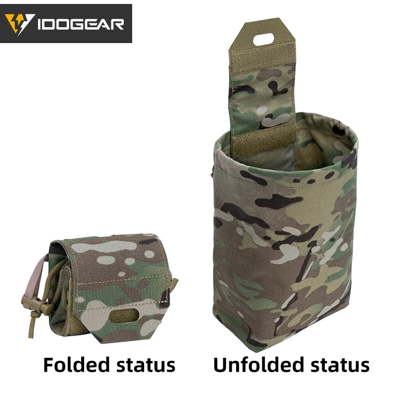 Idogear taktyczna składana torba zrzutowa molle - wytrzymała mini saszetka