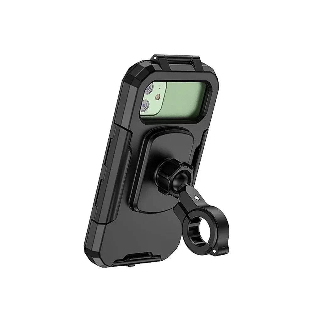Uchwyt na telefon z ładowarką bezprzewodową do motocykla - szybkie ładowanie qc 3.0
