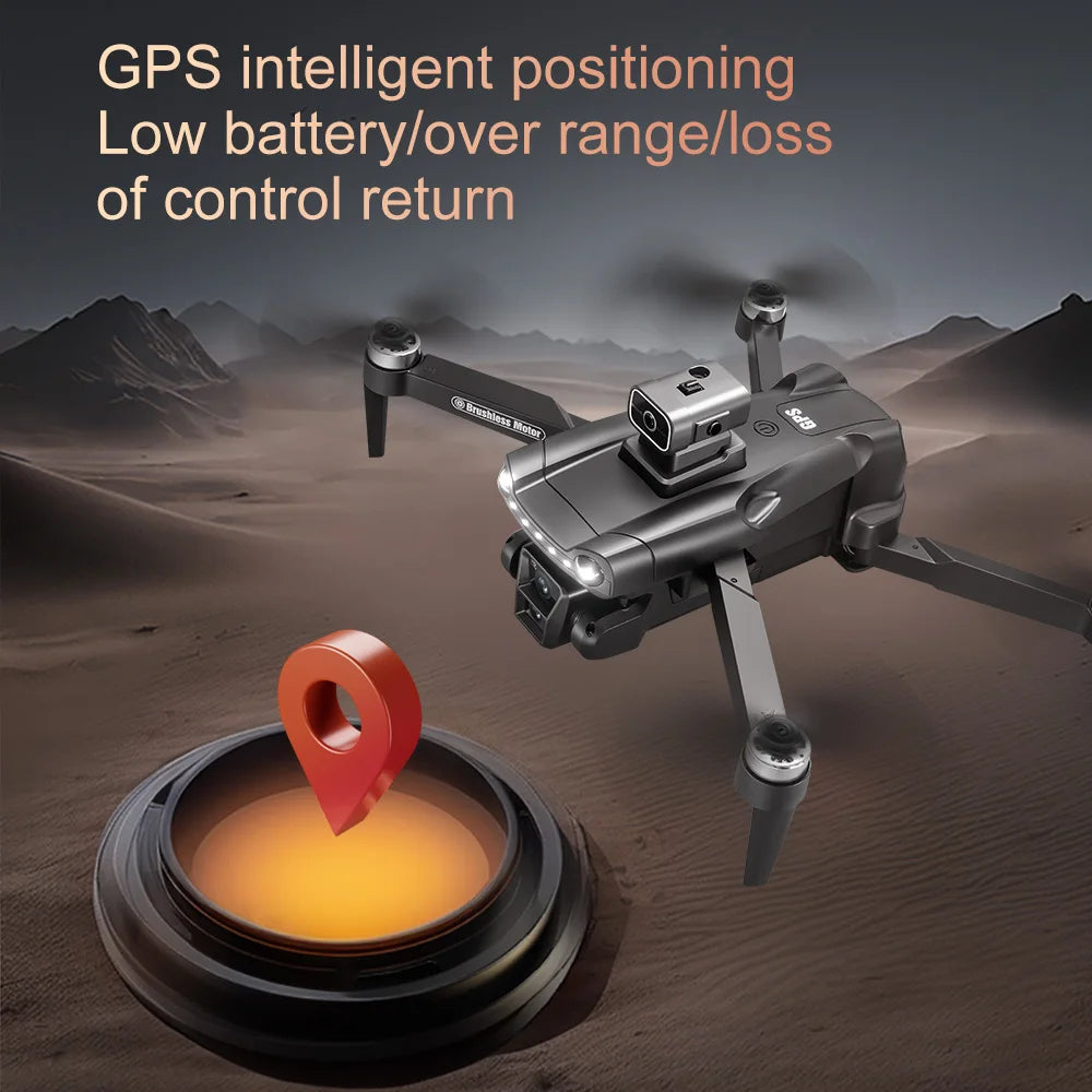 Lenovo V198Max GPS Drone | 4K/8K Dual Camera 5G FPV RC