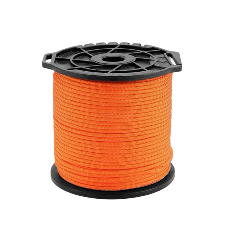 Niezawodna linka spadochronowa paracord 650 lb, 9-rdzeniowa, 4 mm, 100 m – militarna, taktyczna, survivalowa