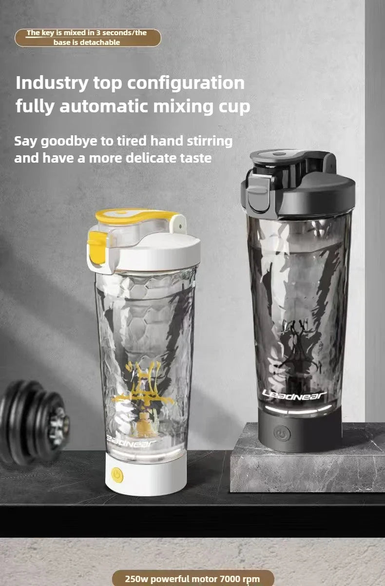 Elektryczny shaker proteinowy 650ml - automatyczny kubek do gładkich napojów