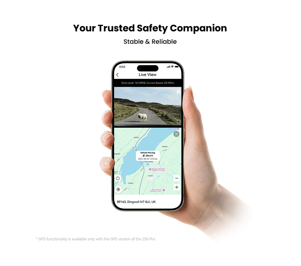Ddpai z50 pro 4k kamera samochodowa z gps, adas i noktowizją