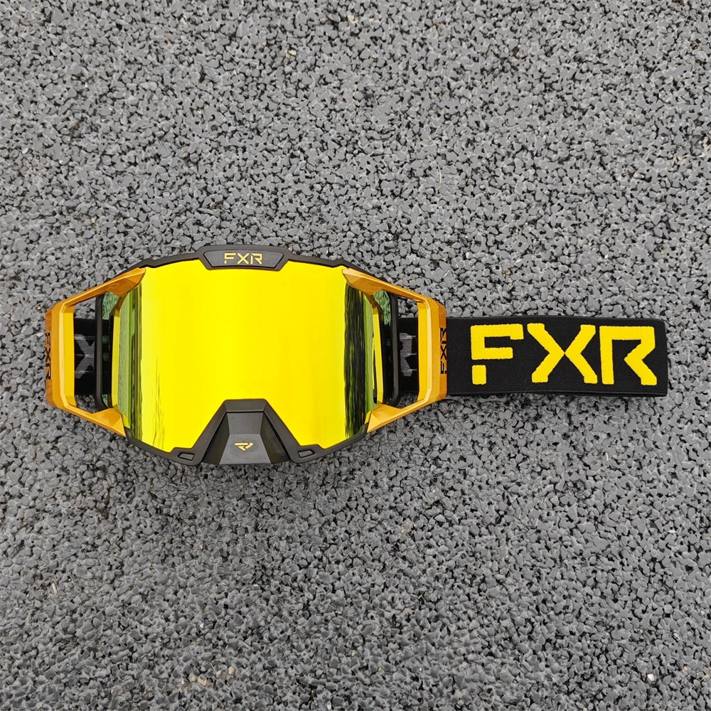 Fxr gogle motocrossowe hd soczewka przeciwmgielna mx mtb okulary na motocykl terenowy