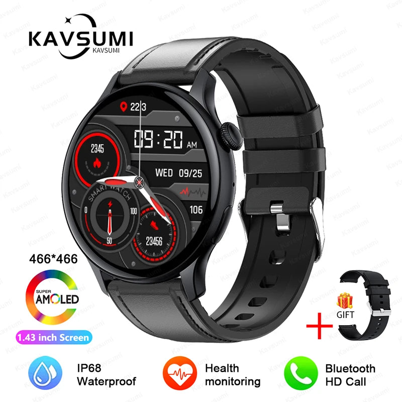 Women's Elegant AMOLED Smartwatch with GPS & Bluetooth Calling
