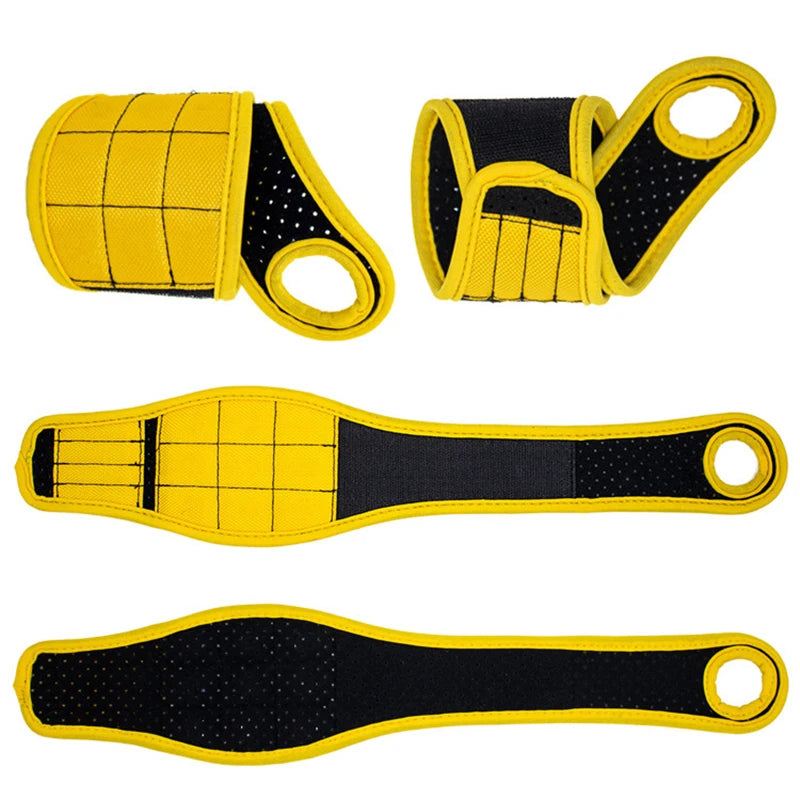 Magnetic Wristband Tool Holder with 9 Powerful Magnets for Screws, Nails, Bits
