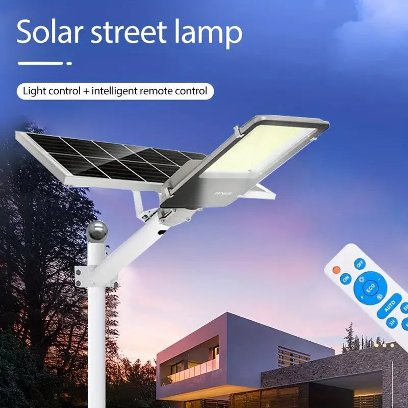 Latarnia uliczna solarna 200w - zewnętrzna, wodoodporna, automatyczna