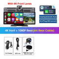 Kamera samochodowa srnubi 10.26" 4k z apple carplay, android auto i gps