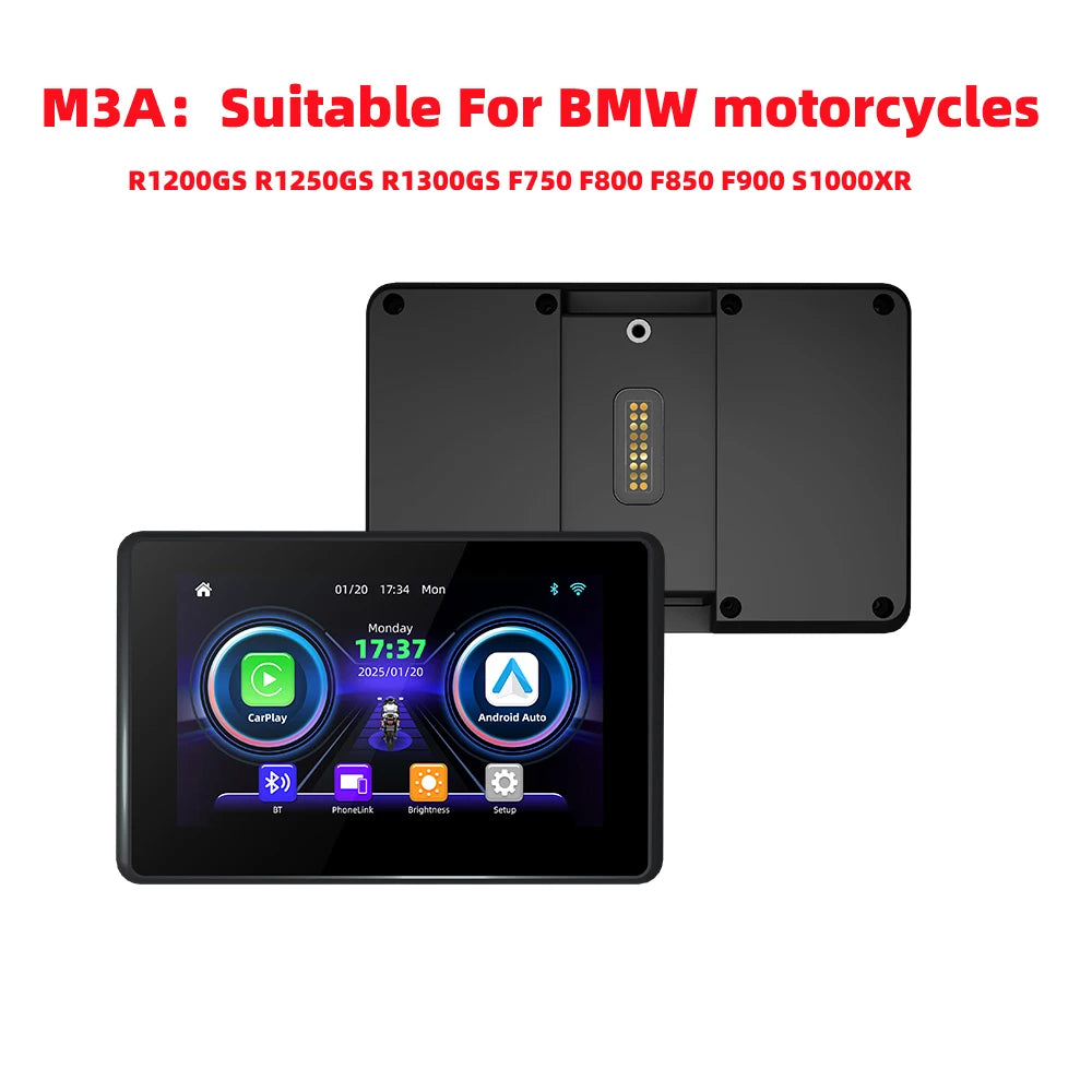 Ekiy bezprzewodowa nawigacja carplay android auto dla motocykli bmw gs & xr