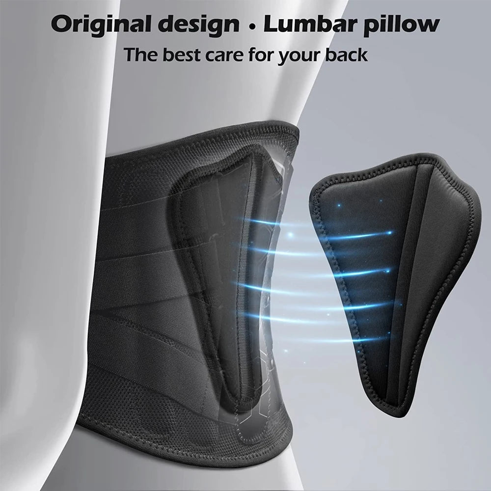 Lower Back Brace for Sciatica & Scoliosis Relief - Lumbar Support