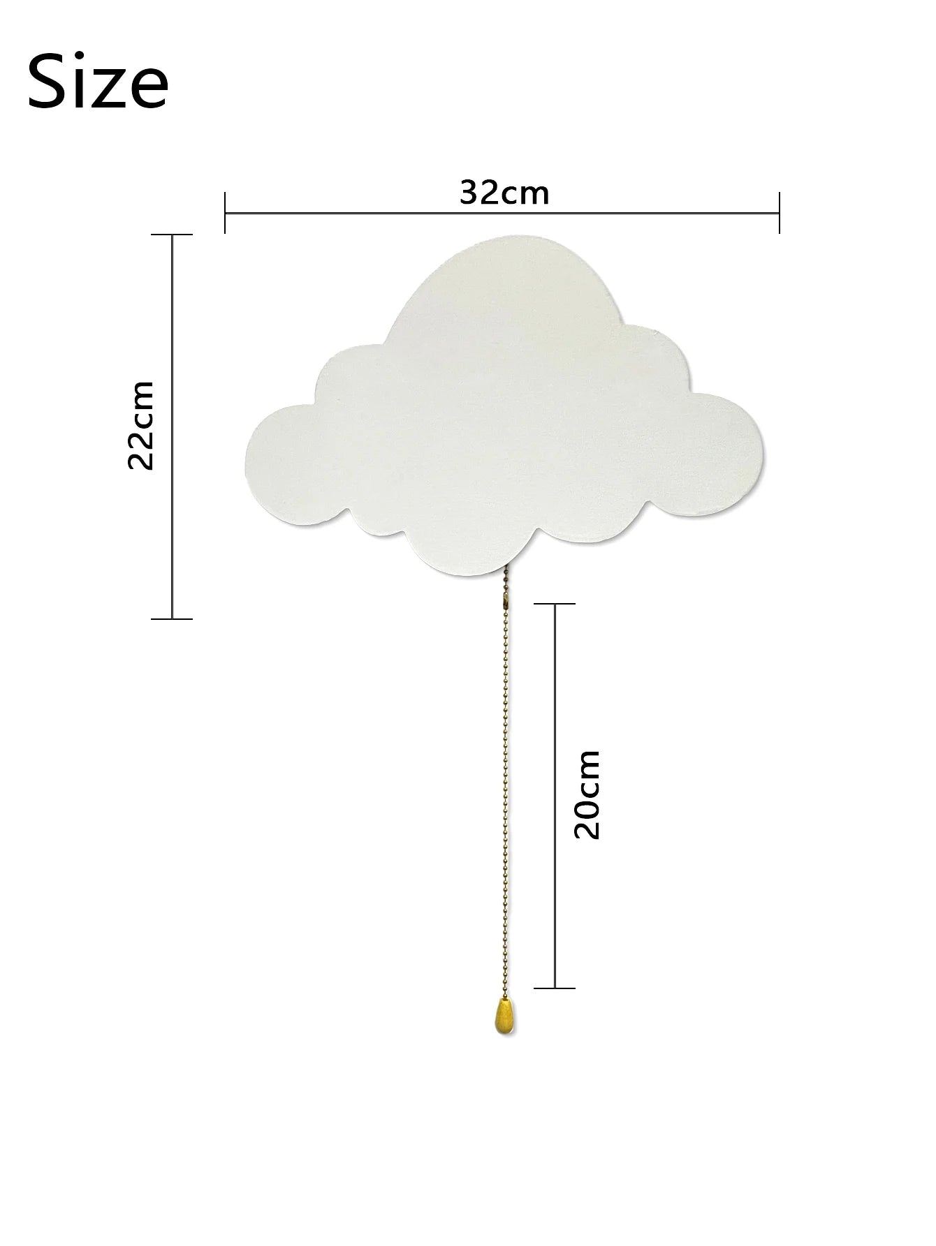 Lampy ścienne chmury cloud light do pokoju dziecięcego i dziecka